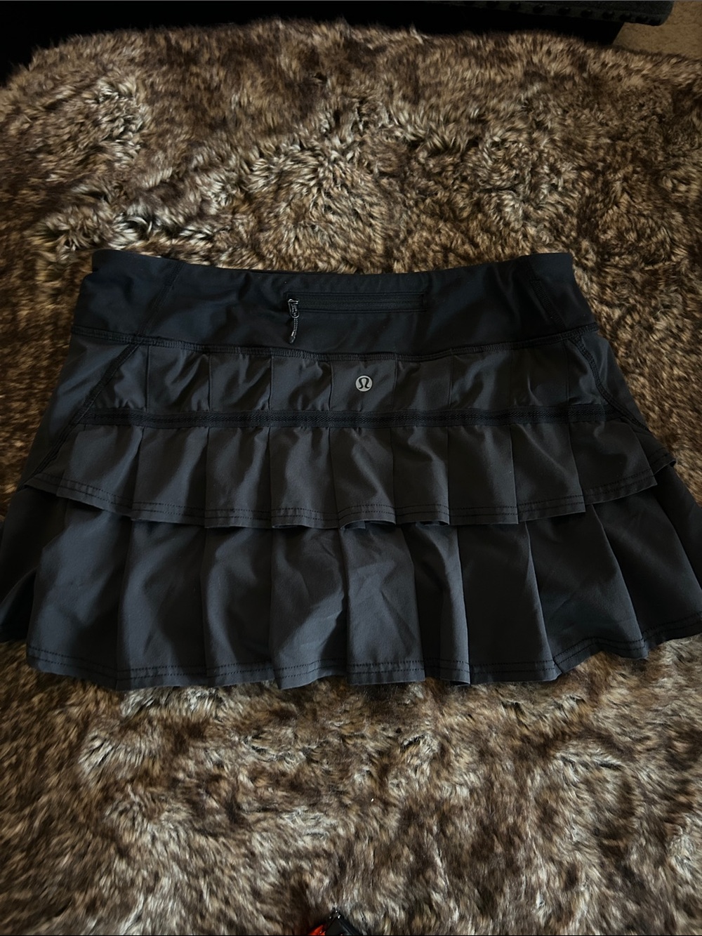 lululemon athletica Black Tennis Skirt